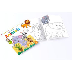 Colouring Books | Pack Of 12 Copy Colour Books For Children | Premium Paper Quality | Wonder House Books