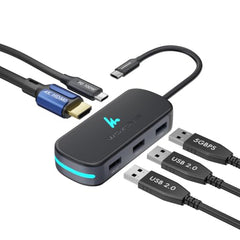 Type C 14 in 1 Wozoyo Docking Station, PD 100W, 2X4K@60Hz HDMI,4K DisplayPort, 2XType-C 10Gbps, USB 10Gbps, Gigabit Ethernet, AUX Port,Universally Compatible Thunderbolt 4,macOS,Windows,Android & iOS