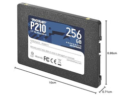 Patriot Memory P210 512GB Internal SSD SATA 3 2.5 Solid State Drive P210S512G25