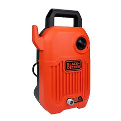 BLACK+DECKER BEPW1600 1300W 1600 PSI 110 Bar Pressure Washer for Car, Bike, Home & Garden Cleaning Use with Multiple Accessories Included, 1 Year Warranty, Orange & Black
