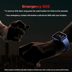 boAt Storm Call 3 w/TBT Navigation, Daily Activity Tracker, DIY Watch Face Studio,700+ Active Modes, 1.83" (4.6 cm) HD Display Fitness Smart Watch for Men & Women(Black Metal)