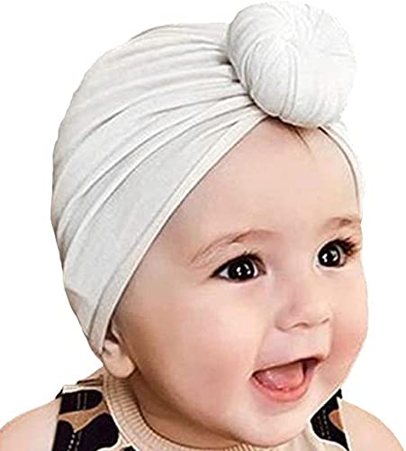 SYGA Unisex Cotton Turban Hat (Pack Of 1) (TurbonHeadWrap_Black_Black_S)