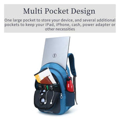 30L Water Restant Office Laptop Bag/Backpack for Men/Women/(Black) (BLACK)