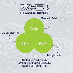 Cetaphil Gentle Exfoliating SA Cleanser 29ml | Daily Foaming Face Wash with Salicylic Acid, Mandelic Acid & Gluconolactone | Smooth, Even Skin | For Sensitive & Acne-Prone Skin
