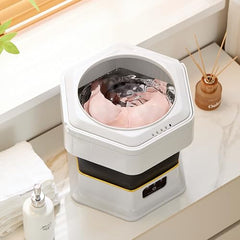 Portable Washing Machine, 16L Mini Washing Machine With Spin Basket, Small Portable Washer Machine Suitable for Underwear Small Clothes Dryer Deep Cleaning for Underwear Washing Machine