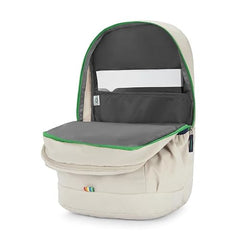 UNITED COLORS OF BENETTON Ming Polyester 25L Non 4 Compartment Laptop Backpack For Unisex - Beige