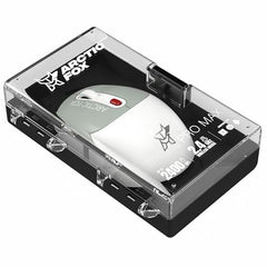 Arctic Fox ProMaxe Wireless Mouse | 2400 DPI |2.4 GHz with USB Nano Receiver | High Precision Optical Tracking| for PC/Mac/Laptop - Cool Gray