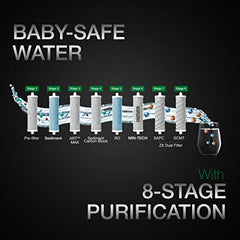 AO Smith Z9 Pro Black RO Water Purifier For Home | Ambient & Instant Hot | Copper + Alkaline Water Filter | 100% RO Purifier with Silver Sheild | 10L Storage