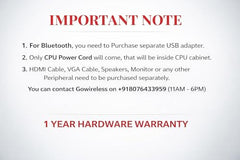 CPU WALA Assembeled Desktop CPU PC Core i3 2nd Gen