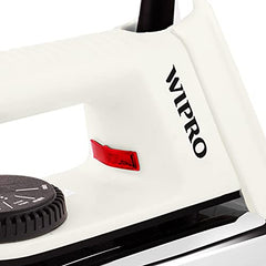 Wipro Elato GS 105 Brevia 1300 Watt Steam Iron With 180 Ml Water Tank | Anit-Drip Protection | Anti Bacterial German Weilburger Dual Coated Soleplate| Vertical & Horizontal Steaming| 2 Year Warranty