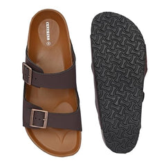 Centrino Sandals for Men | Berkin-Style Slip-On Casual Sandal with Open Toe Design |Lightweight On-Grip Sole for Outdoor Wear|Men Open Toe Buckle Strap Sandals| Summer Slip-On Slipper|Perfect For Monsoon Rainy Season NAVY 13 UK(7313)