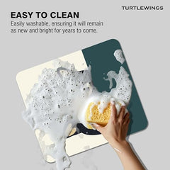 TURTLEWINGS | Mousepad | Inspirational Quote Mousepad – 22x18 cm, 3mm Thick | Abstract Design Non-Slip Rubber Base | Office, Study & Gaming Use | Premium Smooth Surface 3