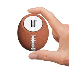 Portronics ToadPlay Rugby Mini Wireless Bluetooth Mouse with Dual Wireless Connectivity (BT + 2.4 GHz), Rechargeable Battery, Noise-Free Clicking, Multi-Device Pair, Adjust Sensitivity (Brown)