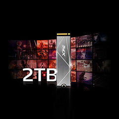 XPG ADATA GAMMIX S70 Blade M.2 NVME 1TB PCIe Gen4x4 2280 Internal Solid State Drive/SSD, Read/Write Speed Up to 7,400/6800 MB/s - (AGAMMIXS70B-1T-CS) Compatible with PC, Laptop and Play Station 5