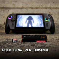WD_Black 2TB SN7100X NVMe SSD - Built for ROG Xbox Ally (X) & PC, Read Speeds Up to 7,250MB/s, Internal Solid State Drive, Officially Licensed for ROG Xbox Ally (X) Gaming - WDBELH0020BBK-WRSN