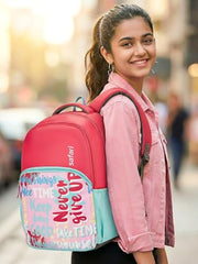 Safari Drip School Bag For Girls, Capacity - 36L, 2 Compartments Backpack For kids
