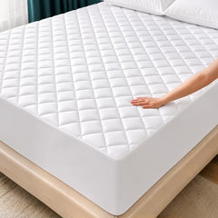 Utopia Bedding Waterproof Mattress Protector, Cotton Terry Fabric, King Size, Brown, Breathable & Elastic Fitted
