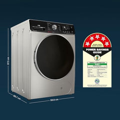 IFB 10Kg 5 Star with Deep Clean Oxyjet Technology, AI Powered, Fully Automatic Front Load Washing Machine (EXECUTIVE PLUS VSC 1014, Steam Refresh Program, Wi-Fi, Eco Inverter, SUS VCM, silver)