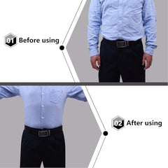MOMISY Tucker for Men Elastic Shirt Stays, Holder with Non-Slip Strong Grip Clasp (Joint, 1)