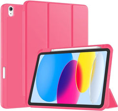 Robustrion Cover for iPad 11th Generation (A16) / 10th Gen Cover Case with [Right Side Pencil Holder] [Auto Sleep Wake] [Soft Back] (2022/2025), Case for iPad 11th 11"/ 10th 10.9" - Yellow