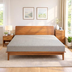 MY ARMOR Waterproof Mattress Protector King Size, 78x72, 6.5x6 feet, Double Bed Protector Sheet Cover, Breathable and Hypoallergenic Ultra Soft Fitted Terry Cotton Feel Fabric, Elastic Skirting, Grey