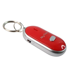 Key Finder Whistle Locator Keychain with LED Light, Multicolor