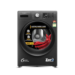 Whirlpool Smart Choice 9 Kg Steam Wash Technology 5 Star Inverter Front Load Fully Automatic Washing Machine with In-Built Heater (SUPREME CARE 9014-E, Midnight Grey, 100+ Tough Stains, 1400 RPM)