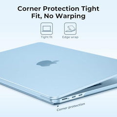 EooCoo Case for MacBook Air 13.6" Cover M5 M4 M3 M2 2026-2022 Light & Thin