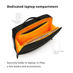 MOKOBARA Transit Briefcase 15.6 Inch Laptop Bag 15L Office Use Black