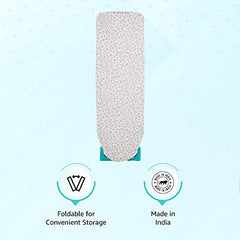 Amazon Brand - Solimo Wooden Ironing Board/Table with Iron Holder, Foldable & Adjustable (116 x 40cm)