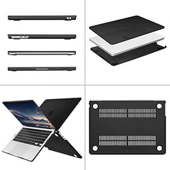 MOCA Case Compatible for New Apple MacBook Air 13 inch 2026 2025 2024 2022, M5 A3449 M4 A3240 M3 A3113 M2 A2681 Touch ID, Mac Air 13.6" Laptop Protective Plastic Hard Shell Cover (Crystal Clear)