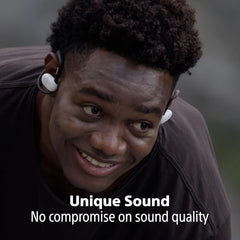 Sony Float Run WI-OE610 Headphones Designed for Running, Cycling, Hiking & Other Sports, Gym Headphones with Open-Ear Design, 10Hrs Battery, Splash Proof, Totally New Concept for Ear Health & Comfort