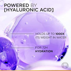 L'Oreal Paris Hyaluron Moisture Shampoo Refill - Hyaluronic Acid, 500ml | 500ml refill for dry, dehydrated hair. Provides 72 hours hydration, leaving hair soft, shiny, & bouncy. Ideal for daily wash.