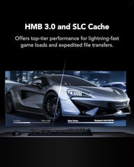 Lexar EQ790 SSD 2TB, M.2 2280 PCIe Gen4x4 NVMe 1.4 Internal Solid State Drive, Up to 7000MB/s Read 5000MB/s Write for Intense Workloads, PS5 PC Gaming