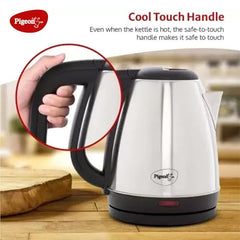 Pigeon 1.5 litre Hot Kettle and Stainless Steel Water Bottle Combo used for boiling Water, Making Tea and Coffee, Instant Noodles, Soup with Auto Shut- off Feature, 1300 W