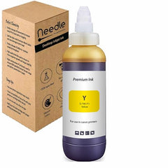 Needle GI 790 Ink Refill for Canon Pixma G1000 G1010 G2000 G2010 G3000 G3010 G4000 G4010 G4085 - Magenta 500gms with Empty Bottle & Funnel - Compatible Ink for Canon GI 790