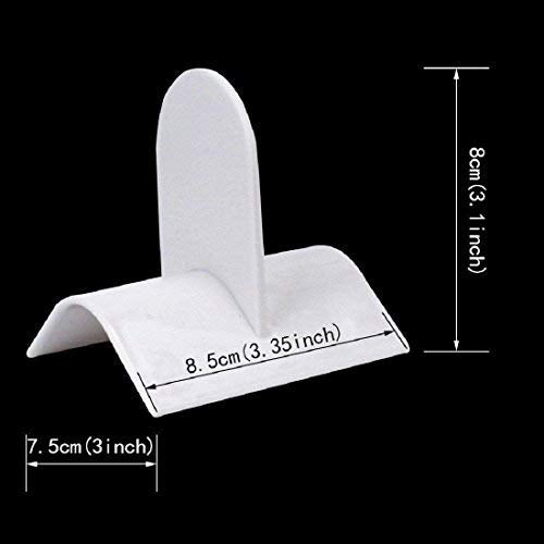 SYGA Set of 3CakeIcing Smoother Cake Edge Side Decorating Tools Scraper Pastry Butter Dough (White)