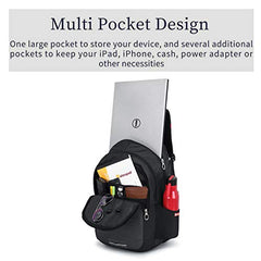 30L Water Restant Office Laptop Bag/Backpack for Men/Women/(Black) (BLACK)