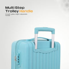 KAMILIANT by American Tourister Savvy|Trolley Bag Set of 3 (55+70+80 cms) for Travel| Hard Case Polypropylene (PP) Suitcase|360° 8-Wheel Spinner Luggage Trolley|Combination Lock|Sea Blue