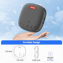AIRHUG Conference Speaker and Microphone, Bluetooth & USB Speakerphone