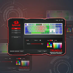 Redragon K668 RGB Gaming Keyboard, 104 Keys + Extra 4 Hotkeys Wired Mechanical Keyboard w/Sound Absorbing Foams, Upgraded Hot-swappable Socket, Mixed Color Keycaps, Red Switch