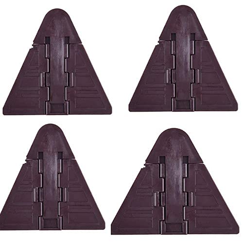 SYGA Sliding Door Lock for Child Safety for Closet Door & Window Locks (4 Units, Brown Colour)