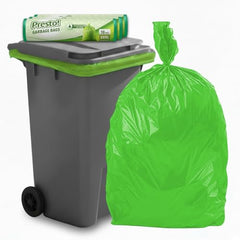 Amazon Brand - Presto! Garbage Bags | XXXL | 30 Count | 10 Bags x 3 Rolls | 42 x 48 In | For Dry & Wet Waste | Black