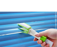 Syga Duster Automotive Air Conditioner Cleaner and Brush, Dust Collector Cleaning Cloth Tool for Keyboard, Window, White, 16.5 x 4 cm