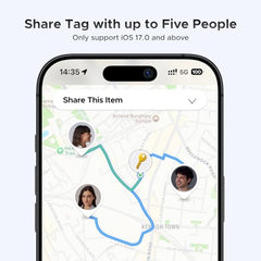 UGREEN FineTrack Tracker Tag Compatible with Apple Find My | 2-Year Replaceable Battery Bluetooth Tracker Compatible with Apple Find My, Item Finder for Keys, Luggage, Wallet