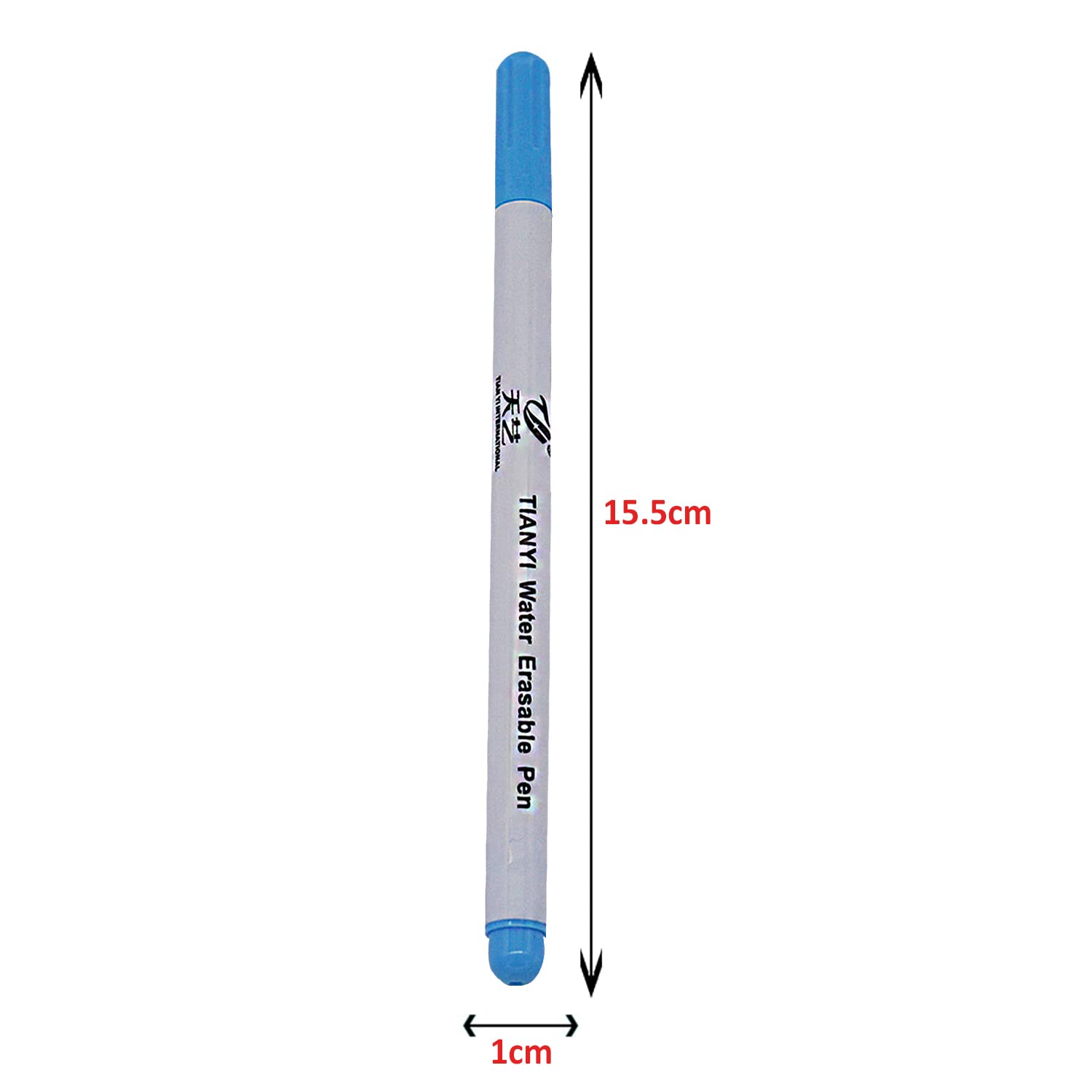 SYGA 12 Piece Air Erasable Pen, Water Erasable Fabric Marking Pens for Fabric, Garment, Leather and Shoes - Blue, Green, Pink, Purple, White and Yellow, 2 Pieces of each colour