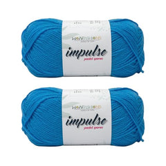 WOAFASHIONS - World of Arts Impulse Hand Knitting & Crochet Yarn, Premium Acrylic, 4 : Medium (Anchor Grey) (100gms / 3.5oz / 200mtr / 218yds)