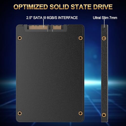 INLAND Platinum 4TB SATA III 6Gb/s, 2.5"/7mm Internal Solid State Drive SSD for Laptop & PC Desktop