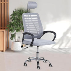 Casa Haus Italia Premium Leatherette Office Chair for Work | Boss Chair, Ergonomic Executive, Luxurious Cushioned Arms & Seat, 2 Point Back Massager, Heavy Duty Metal Base (Burgundy)