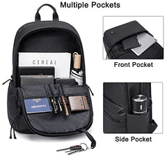 Arctic Hunter Compact Backpack for Men Women 21L One-Day-Capacity Slim 15.6" Laptop Bag Sleek Lightweight Water-resistant Small Laptop Backpack for Casual College Daypack
